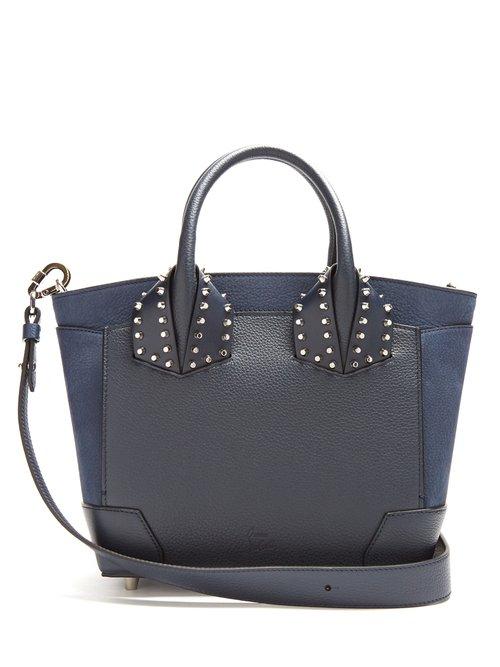 Matchesfashion.com Christian Louboutin - Eloise Small Leather Cross Body Bag - Womens - Navy