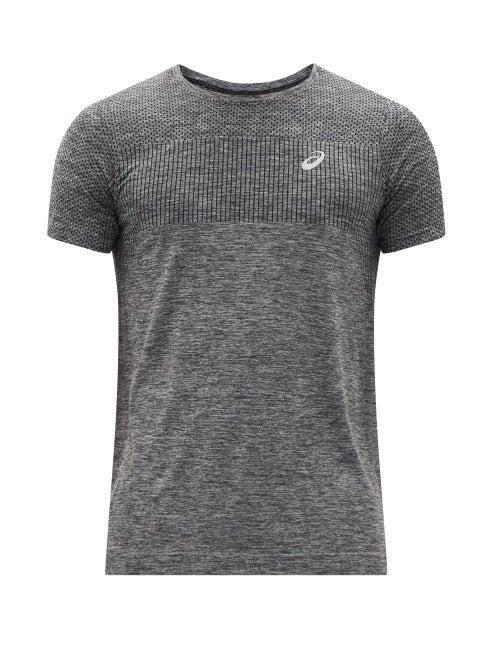 Matchesfashion.com Asics - Race Reflective-logo Seamless T-shirt - Mens - Black