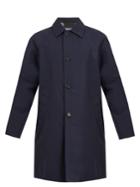 Prada Point-collar Raglan Overcoat