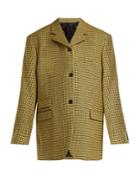 Raf Simons Single-breasted Wool Tweed Blazer