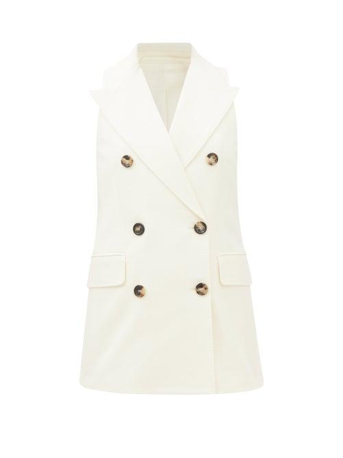 Max Mara - Livorno Waistcoat - Womens - White
