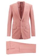 Tom Ford - Shelton Single-breasted Canvas Suit - Mens - Pink