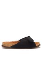 Gabriela Hearst - Virgil Pebbled-insole Cashmere Slides - Womens - Black