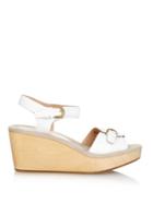 Rachel Comey Ogden Perforated Leather Wedges