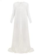 Matchesfashion.com Temperley London - Lullaby Silk Chiffon Coat - Womens - White