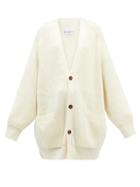 Raey - Chunky-knit Buttoned Wool Cardigan - Womens - Ivory