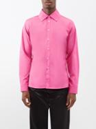 Walter Van Beirendonck - Star Cotton-poplin Shirt - Mens - Pink