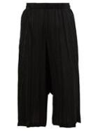 Pleats Please Issey Miyake Wide-leg Pleated Drop-crotch Trousers