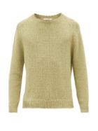 Matchesfashion.com Our Legacy - Raglan-sleeved Silk-blend Sweater - Mens - Green