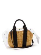 Muuñ Caba Mini Woven-straw Basket Bag