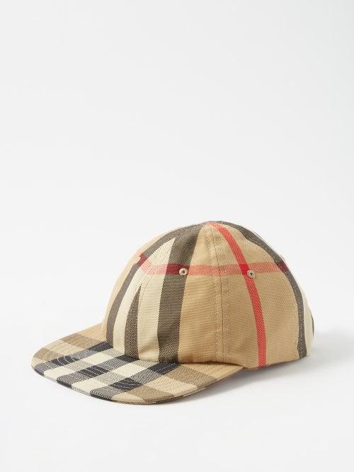 Burberry - Vintage-check Cotton Baseball Cap - Womens - Beige Multi