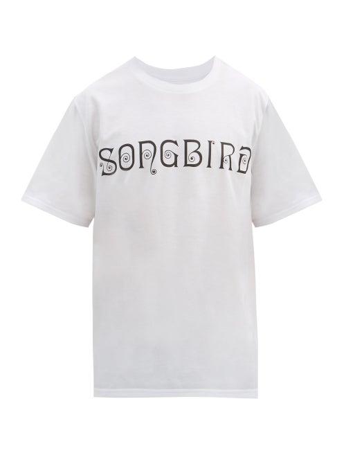 Matchesfashion.com South2 West8 - Ss Lyric-print Cotton T-shirt - Mens - White