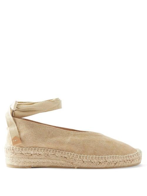Castaer - Gea 20 Canvas & Jute Espadrilles - Womens - Beige