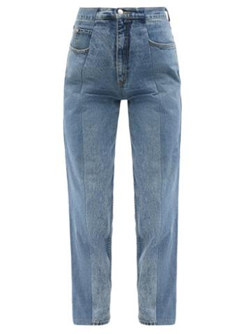 E.l.v. Denim - The Twin Match Boyfriend Jeans - Womens - Light Blue