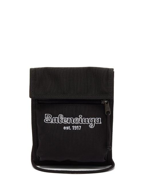 Matchesfashion.com Balenciaga - Explorer Est. 1917 Cross Body Bag - Mens - Black
