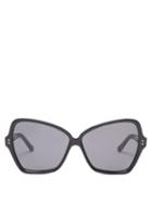 Matchesfashion.com Celine Eyewear - Butterfly Large Acetate Sunglasses - Womens - Black