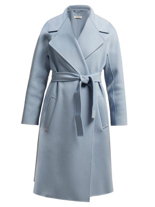 Matchesfashion.com S Max Mara - Dada Coat - Womens - Light Blue