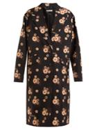 Miu Miu Floral-print Wool Coat