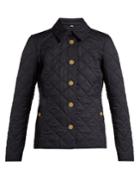 Burberry Frankby Diamond-quilted Shell Jacket