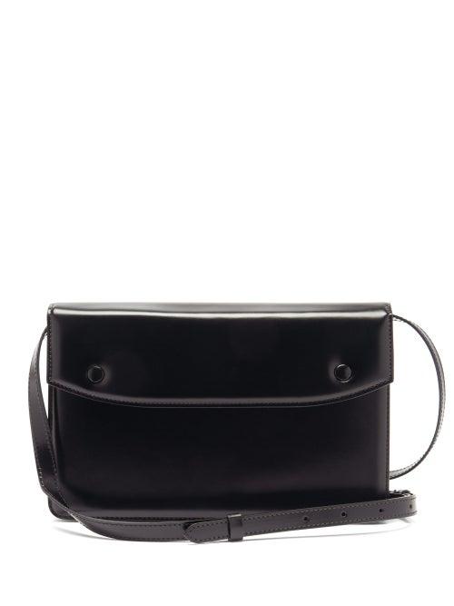 Matchesfashion.com Maison Margiela - Four-stitched Leather Cross-body Bag - Mens - Black