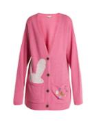 Natasha Zinko Bunny-intarsia Cashmere Cardigan