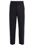 Lanvin Contrast Stitch Wool Trousers