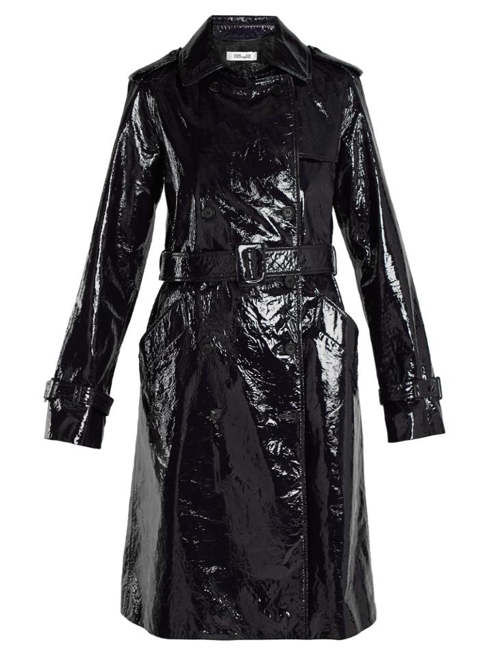 Diane Von Furstenberg Belted Double-breasted Trench Coat
