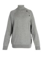 Matchesfashion.com Lanvin - Roll Neck Wool Sweater - Mens - Grey