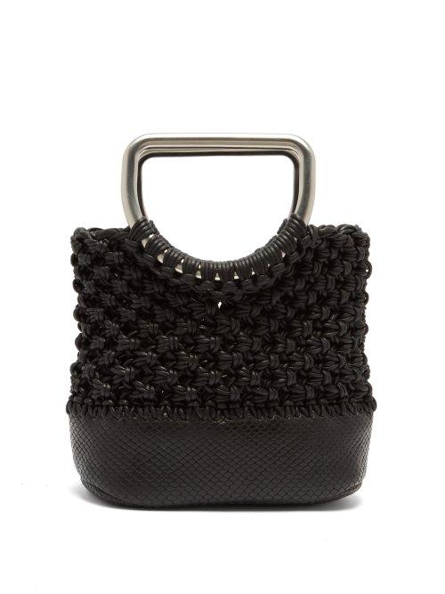 Matchesfashion.com Proenza Schouler - Market Macram Mini Bag - Womens - Black