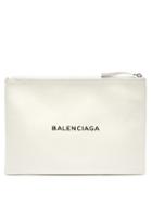 Matchesfashion.com Balenciaga - Everyday M Leather Pouch - Mens - White