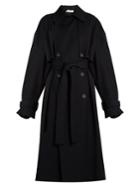 Raey Displaced-sleeve Oversized Twill Trench Coat