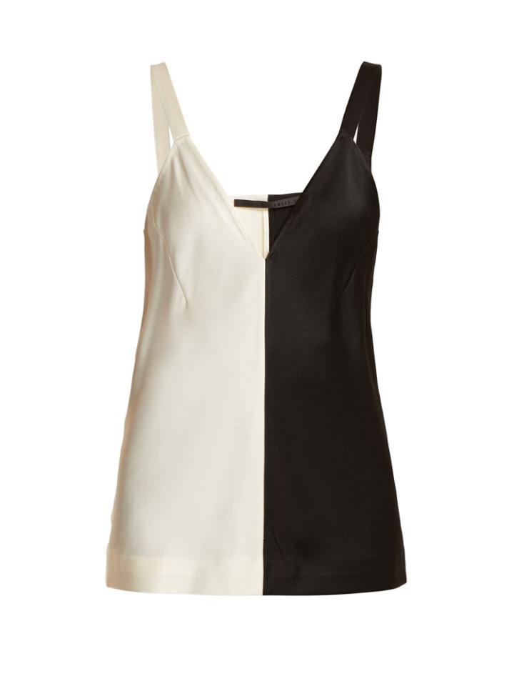 Haider Ackermann Bi-colour Silk Cami