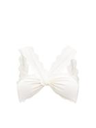 Marysia - East River Scalloped-edge Bikini Top - Womens - White