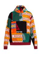 Matchesfashion.com Martine Rose - Beermat Cotton Terry Patchwork Hooded Sweatshirt - Mens - Multi