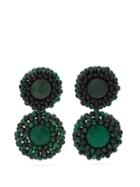 Matchesfashion.com Rosantica By Michela Panero - Carramato Drop Earrings - Womens - Green