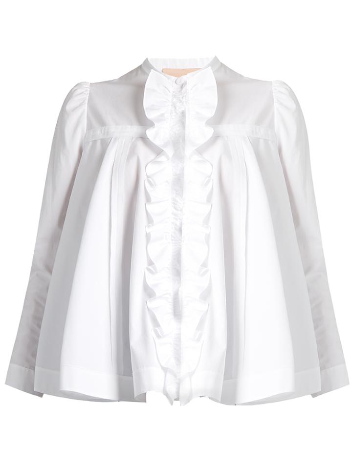 Roksanda Frida Ruffle-trimmed Cotton Shirt