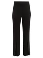 Matchesfashion.com Roland Mouret - Salthill Pleated Cuff Trousers - Womens - Black