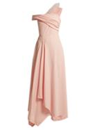 Matchesfashion.com Preen By Thornton Bregazzi - Ted Off The Shoulder Cady Dress - Womens - Pink