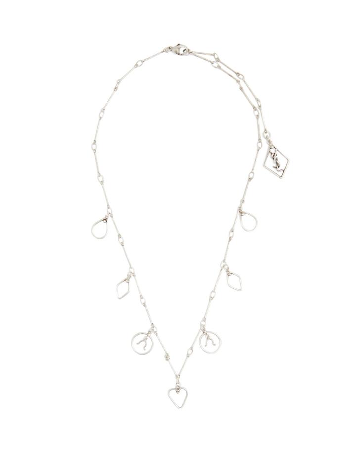 Saint Laurent Logo-charm Necklace