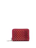 Matchesfashion.com Christian Louboutin - Panettone Zip Around Leather Coin Purse - Womens - Pink Multi