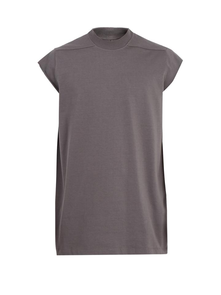 Rick Owens Ribbed-neck Cotton-jersey T-shirt