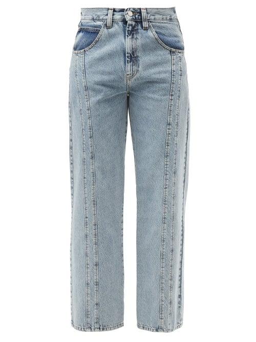 Namacheko - Ashack Straight-leg Jeans - Mens - Light Denim