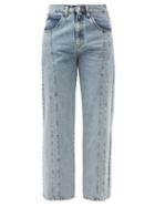 Namacheko - Ashack Straight-leg Jeans - Mens - Light Denim
