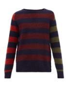 Matchesfashion.com Howlin' - Acid Journey Striped Wool Sweater - Mens - Navy Multi