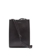 Matchesfashion.com Jil Sander - Tangle Small Logo-debossed Leather Shoulder Bag - Mens - Black