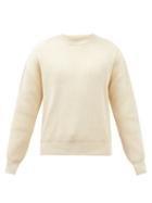 Le17septembre Homme - High-neck Ribbed-cotton Sweater - Mens - Cream