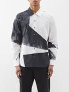 Alexander Mcqueen - Double Diamond Printed Cotton Shirt - Mens - Black Multi