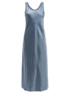 Matchesfashion.com Max Mara Leisure - Talete Dress - Womens - Blue