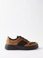 Gucci - Gg Supreme And Leather Trainers - Mens - Black