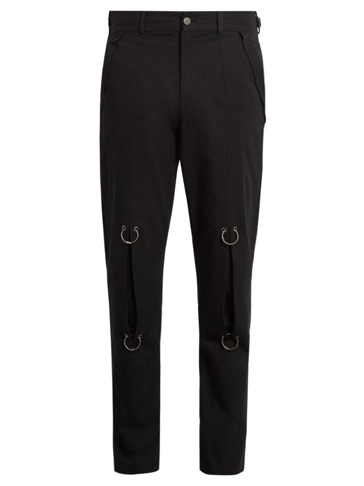 Damir Doma Ring-detail Denim Cargo Trousers